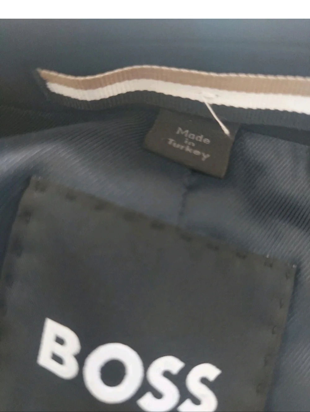Hugo Boss jacket notch